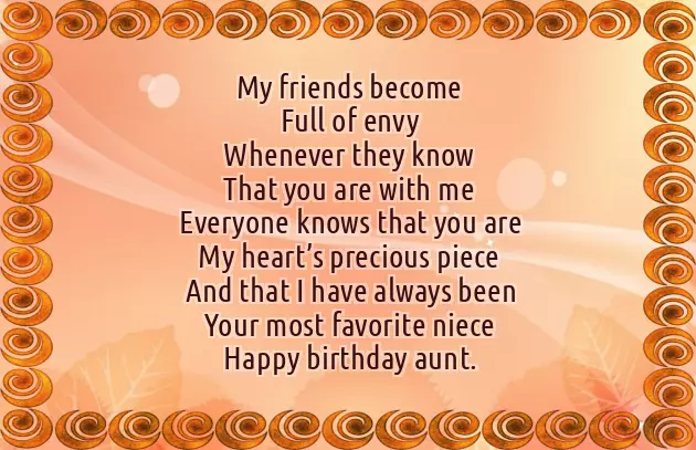 Birthday Wishes For Elderly Aunt