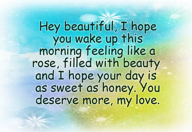 Romantic Early Morning Message For Her