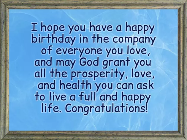 Biblical Birthday Wishes