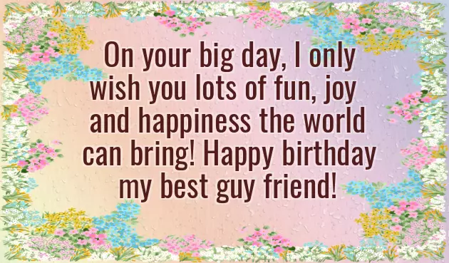 Birthday Wishes For Dude