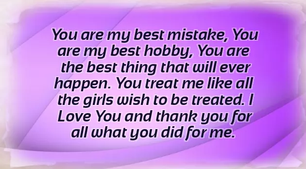 Greetings To Boyfriend