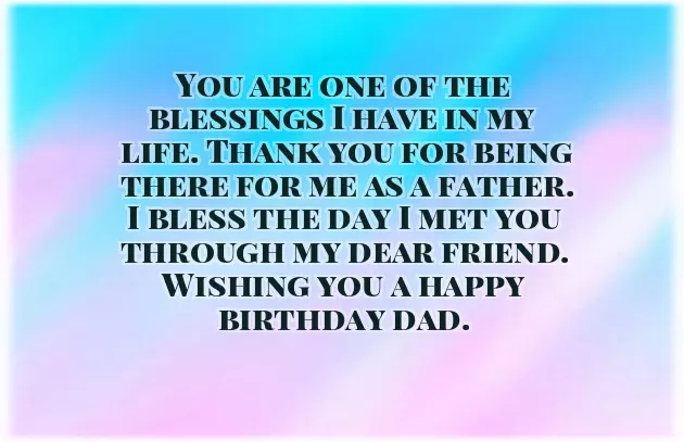 My Friend Father Birthday Wishes My Friend Father Birthday Wishes
