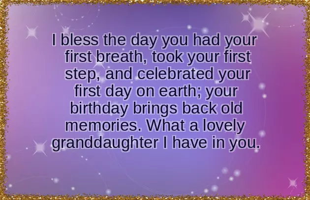 Best Wishes To Granddaughter Best Wishes To Granddaughter