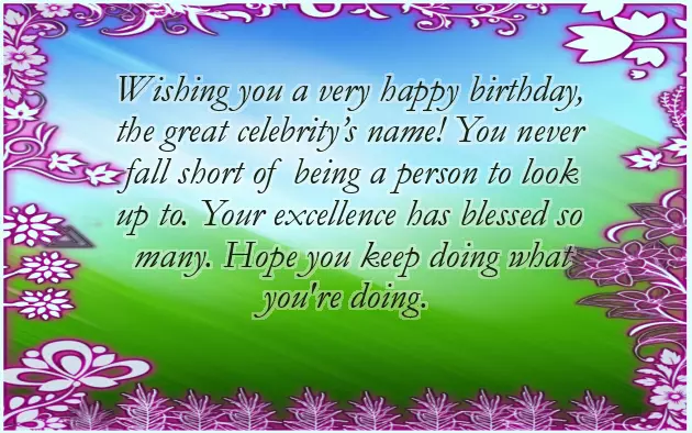 Birthday Wishes For Idol Birthday Wishes For Idol