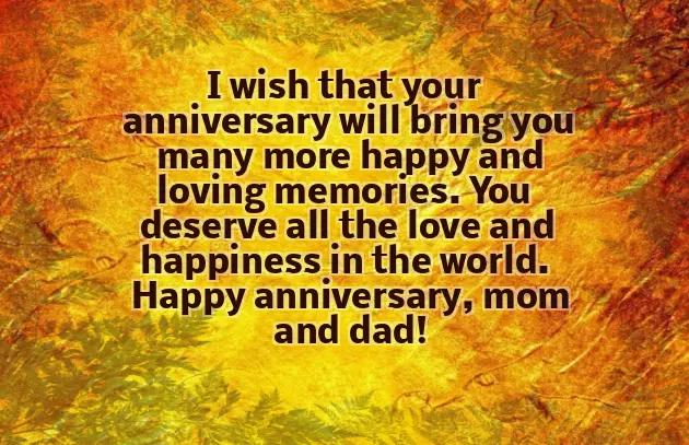 Marriage Wishes To Mom And Dad