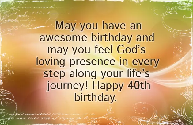 Happy Birthday 40 Years Happy Birthday 40 Years