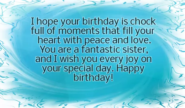 Happy Birthday Wishes Words Sister Happy Birthday Wishes Words Sister