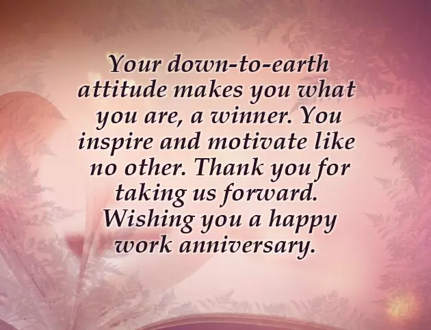 Congratulating Someone On Work Anniversary