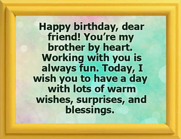 Happy Birthday Coworker