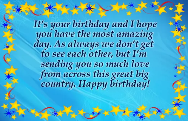 Birthday Wishes For Brother Long Distance