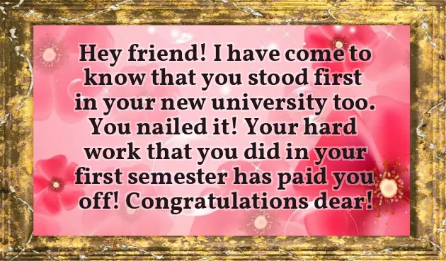 Congratulations On Your Results Congratulations On Your Results