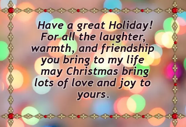 Merry Christmas Words