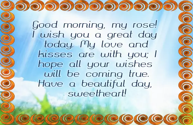 Rose Good Morning Wishes Rose Good Morning Wishes