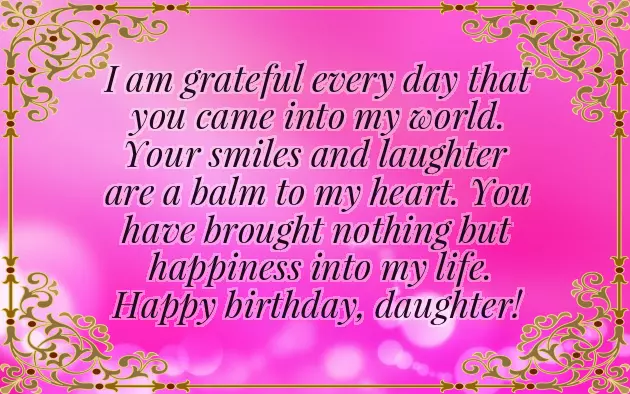 Wish My Daughter Birthday