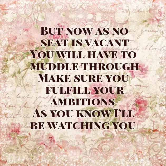 Poems For Grandma Funeral