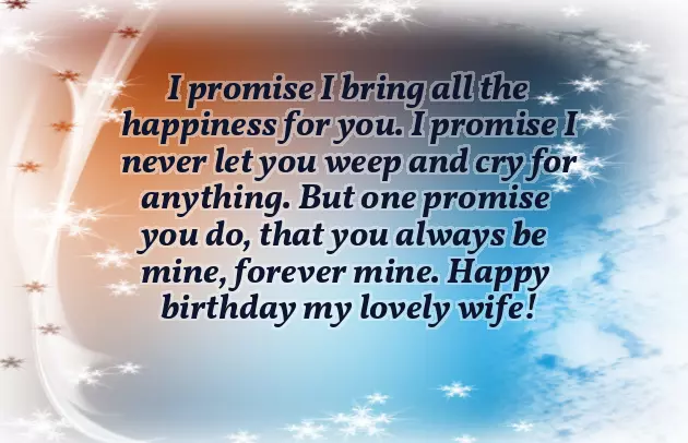 Romantic Birthday Wishes For Wife Quotes