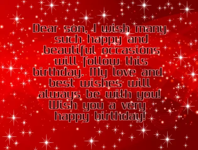 Best Birthday Wish For Son Best Birthday Wish For Son