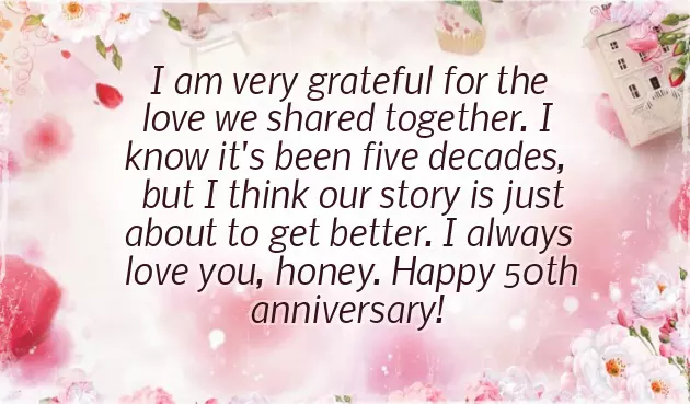 50Th Anniversary Wishes For Grandparents