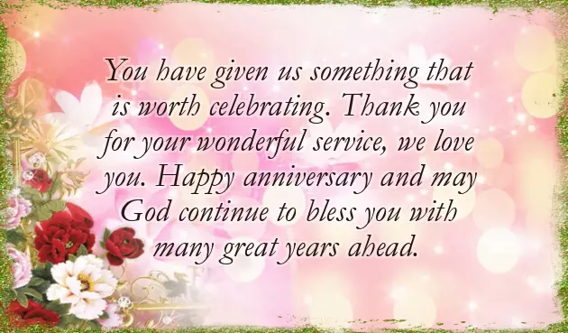 Congratulations On Your Anniversary