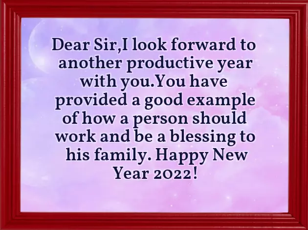 New Year Wishes For Your Boss New Year Wishes For Your Boss