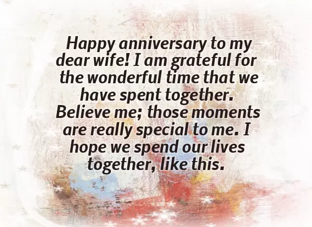 Anniversary Wishes To My Wife