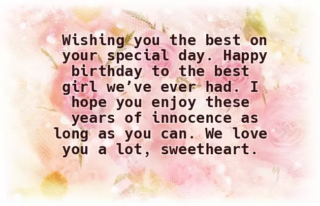 Best Birthday Wishes To Little Girl Best Birthday Wishes To Little Girl