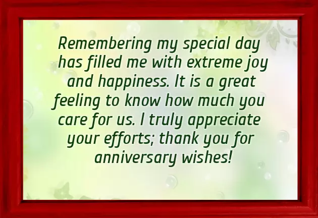 Thank U Message For Anniversary Wishes Thank U Message For Anniversary Wishes