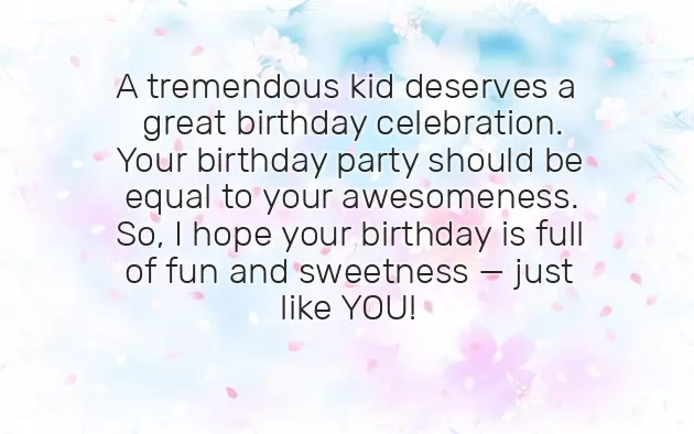 Birthday Wishes For Kindergarten Students