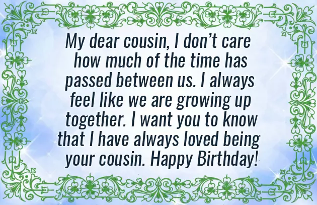 Birthday Wishes For My Cousin Sister