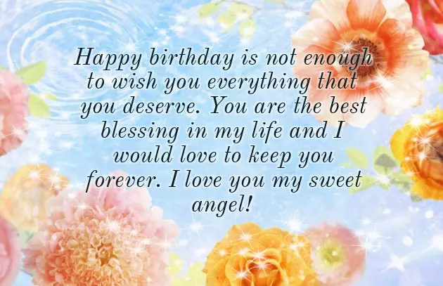 Happy Birthday My Sweet Angel