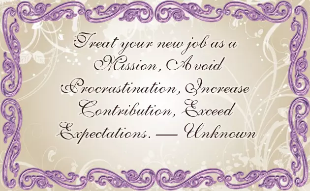 Best Wishes On The New Job