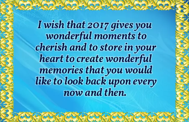 Wonderful New Year Wishes