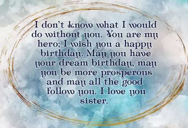 Happy Birthday Wishes From Sister To Brother