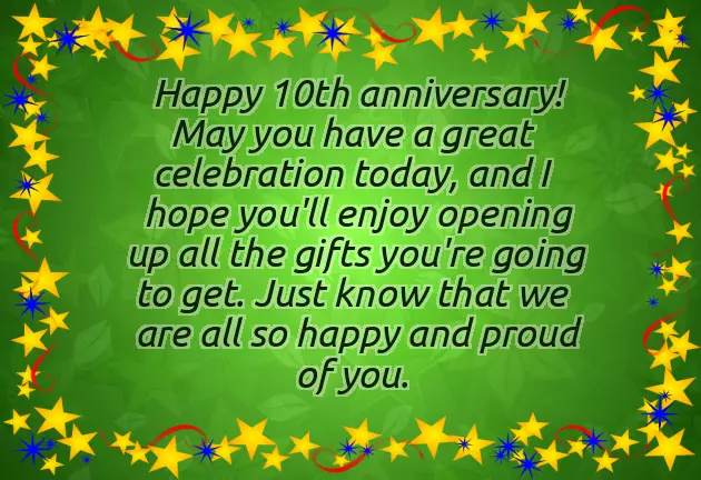 Birthday Wishes To 10 Years Old Girl