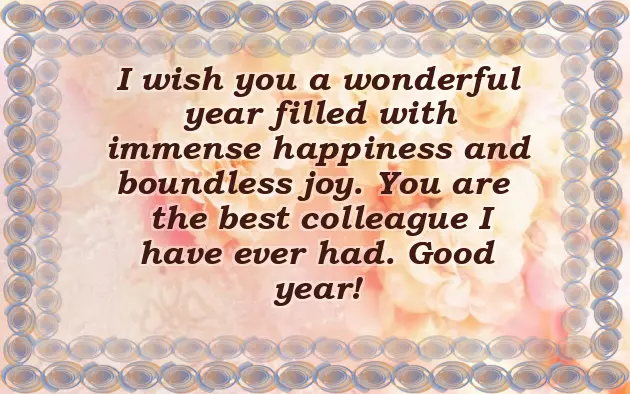 Happy New Year For Colleagues Happy New Year For Colleagues