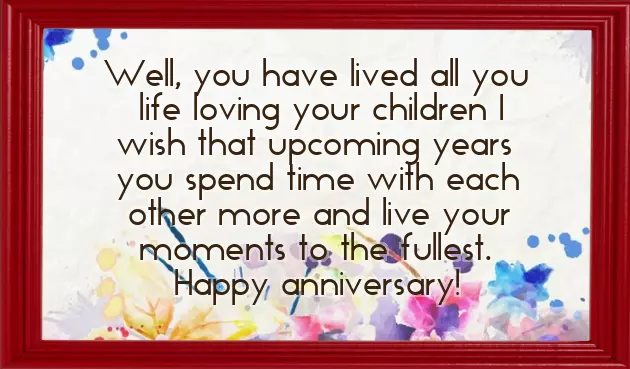Wishes For Parents Anniversary