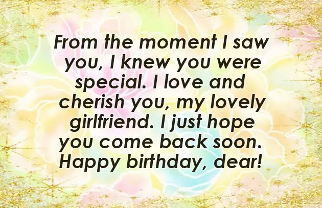 Good Wishes For Girlfriend