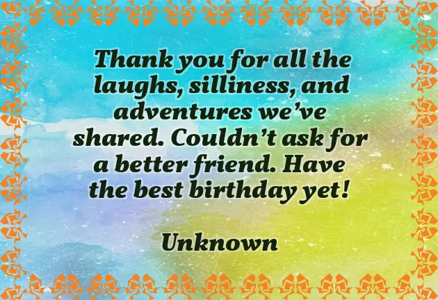 Happy Birthday Message For Best Friend Girl