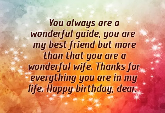 Happy Birthday My Dear Lovely Wife