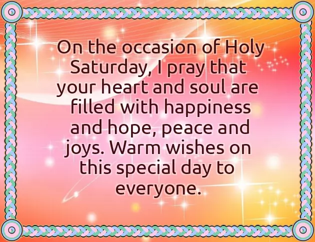 Holy Saturday Greetings Holy Saturday Greetings