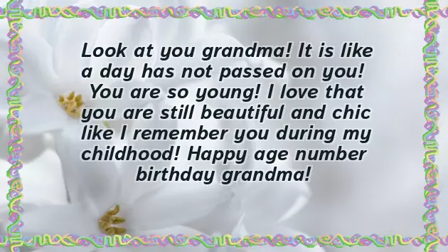 Grandma Birthday Wishes From Grandkids