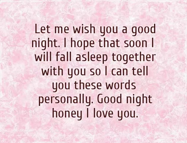 Good Night Love Letter For Girlfriend