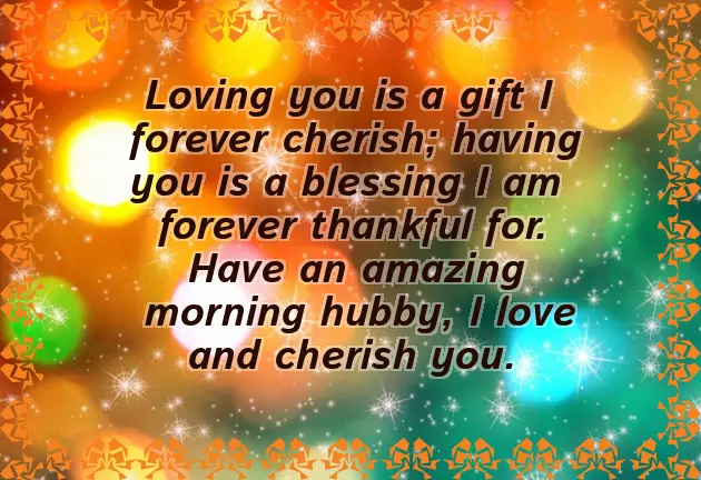 Morning Greetings For My Husband