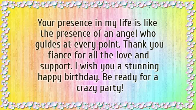Happy Birthday To My Fiance Female