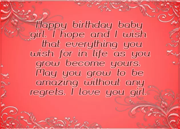 Happy Birthday To 3 Year Old Daughter