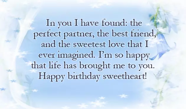 Sweet Birthday Wish For Wife
