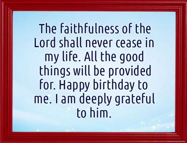 Birthday Quote For Myself