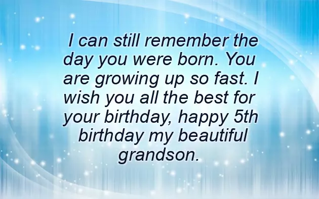 Happy 5Th Birthday To My Grandson Happy 5Th Birthday To My Grandson