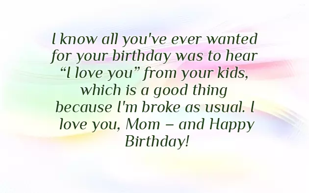 Special Birthday Wishes For Mother