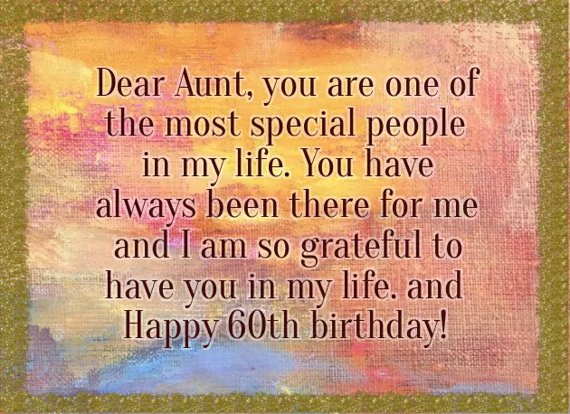 60Th Birthday Wishes For Aunt 60Th Birthday Wishes For Aunt